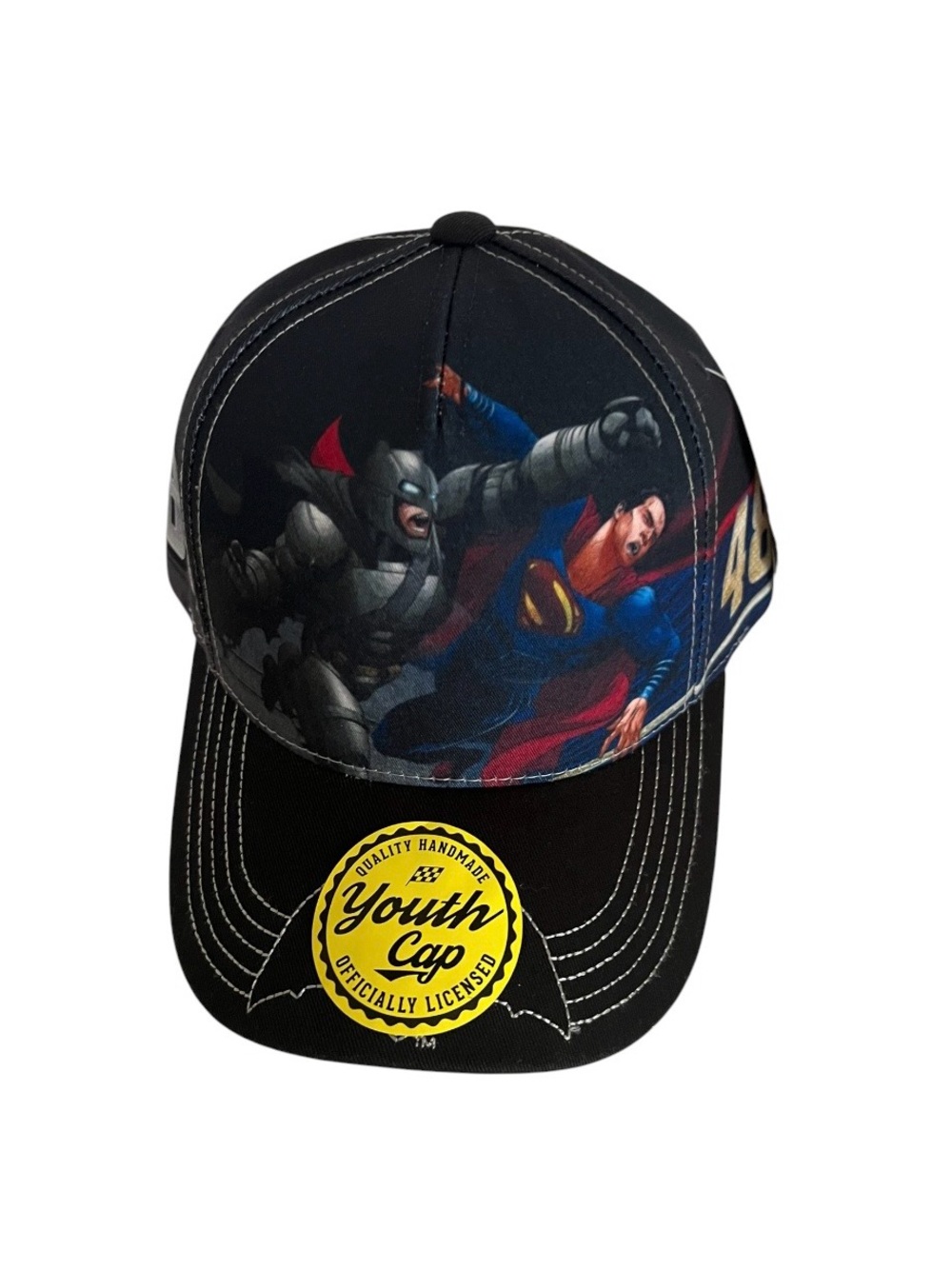 Dale Earnhardt Jr/Jimmie Johnson CFS #88/48 Dueling Batman/Superman Hat YOUTH